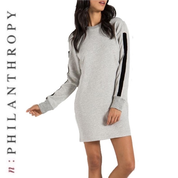 NWT N:Philanthropy Jungle Sweatshirt Dress - Picture 2 of 8